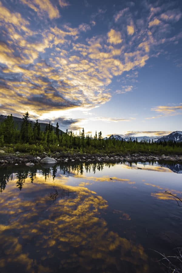 Alaskan Evening landscape photography canvas and framed wall art