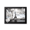 Another Look Collection - Paris Black Frame no border landscape photography canvas and framed wall art
