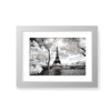 Another Look Collection - Paris White Frame border landscape photography canvas and framed wall art