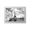 Another Look Collection - Paris White Frame no border landscape photography canvas and framed wall art