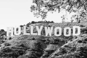 Los Angeles Hollywood Sign landscape photography canvas and framed wall art