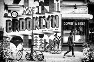 Brooklyn Coffee landscape photography canvas and framed wall art