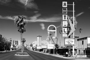 Vintage Las Vegas landscape photography canvas and framed wall art