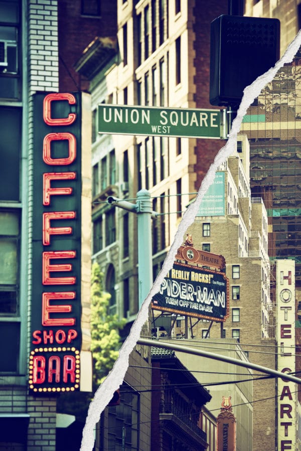 Union Square landscape photography canvas and framed wall art