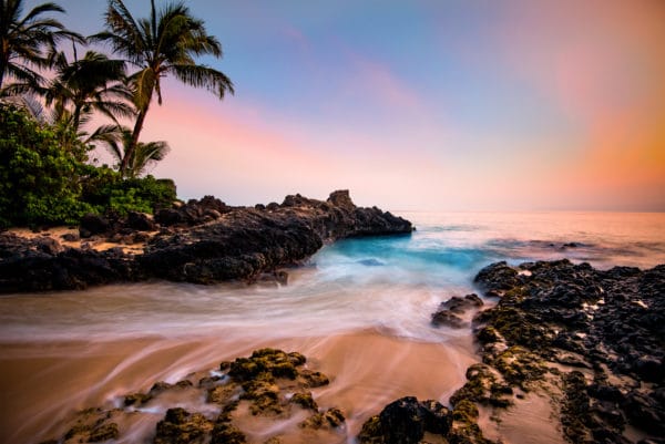 Hawaiian Paradise landscape photography canvas and framed wall art
