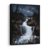 Milky Way Waterfall framed canvas landscape photography canvas and framed wall art