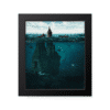 The Lost City black frame no border surreal digital wall art prints