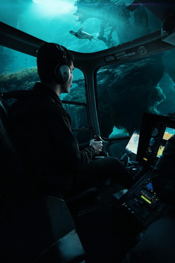 Underwater Helicopter surreal digital wall art prints
